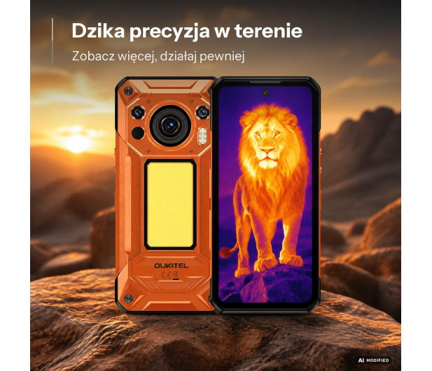 OUKITEL WP500 Ultra 12GB/1TB 10000mAh pomarańczowy - 1580709 - zdjęcie 16